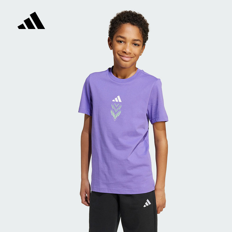 adidas阿迪达斯男女大童F50系列足球文化T恤秋季新款短袖 JM8941,童装/婴儿装/亲子装,T恤,淘宝优惠券,粉丝福利购,淘宝优惠卷