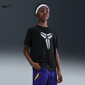 FIT速干T恤夏季 男女童短袖 针织衫 耐克科比大童宽松Dri IM0322 010