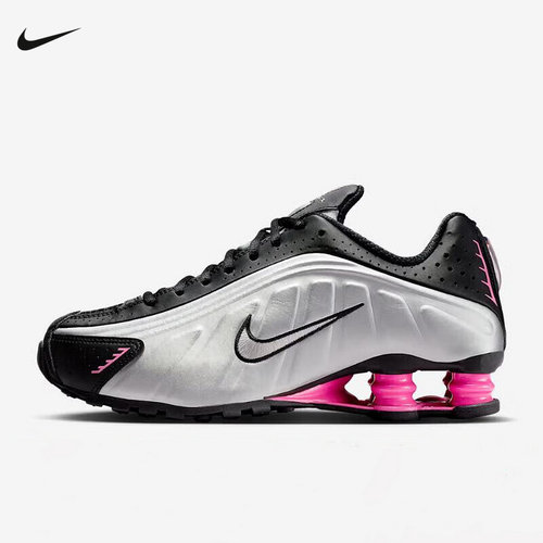 耐克女鞋SHOX R4厚底运动鞋回弹气柱缓震复古跑步鞋AR3565-012