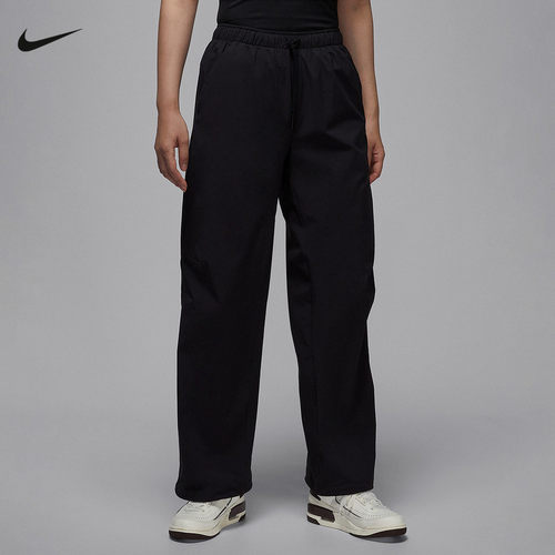 Nike耐克女子速干长裤春新款JORDAN透气梭织休闲运动裤HQ8893-010
