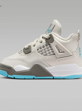 JORDAN耐克婴童鞋26春新款AJ4复刻鞋男女童宝宝运动鞋HV4759-014