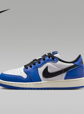 NIKE耐克男女童运动休闲舒适复古潮流低帮篮球鞋CZ0858-140