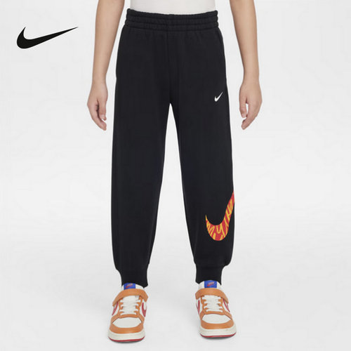 Nike耐克男女童2025冬新款针织长裤休闲裤舒适运动裤子IH0988-010