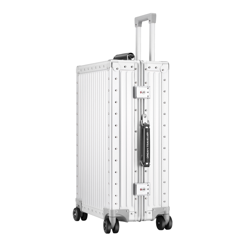 梦旅者全铝镁合金拉杆箱 万向轮复古旅行箱铝框行李箱男女20 24寸