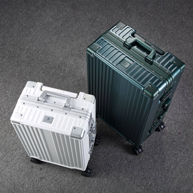 梦旅者抗摔拉杆箱 万向轮铝框行李箱男女密码箱子旅行箱潮20 24寸