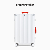 梦旅者复古拉杆箱万向轮铝框旅行箱20登机箱男24密码 行李箱女26寸