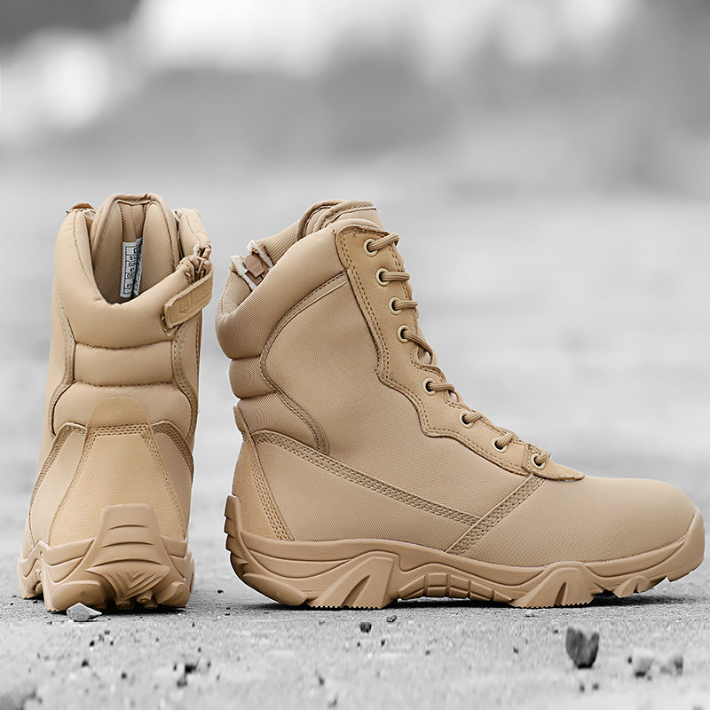 Boots militaires pour homme - lumière - Ref 1398443 Image 4
