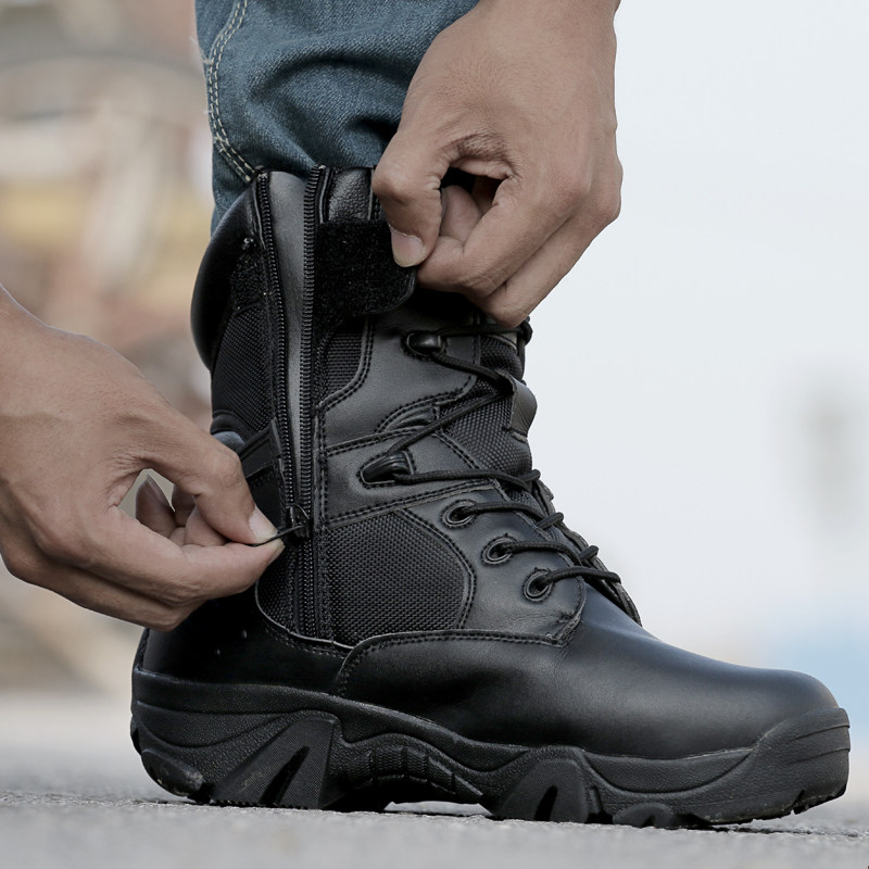 Boots militaires pour homme - porter - Ref 1398130 Image 3