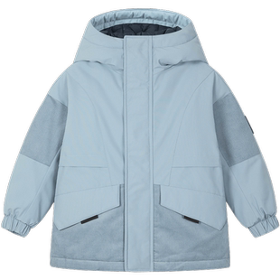 水孩儿儿童棉服宝宝棉袄冬装男童校服棉衣加厚童装工装风夹棉外套