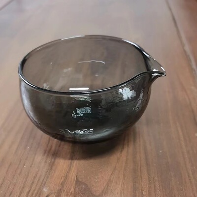 玻璃花瓣碗绿茶泡茶碗日式抹茶碗仿宋点茶盏燕窝碗藕粉甜品沙拉碗