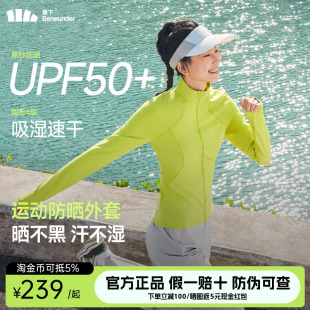 蕉下女士高弹运动防晒外套春季修身立领塑形健身衣透气速干瑜伽服