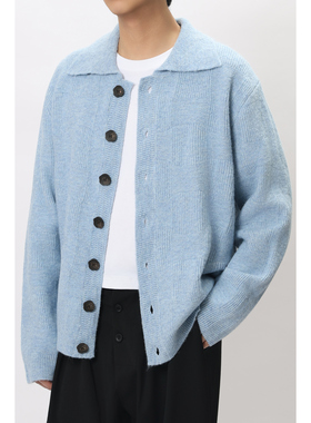 FFM-studio 羊毛针织毛衣开衫慵懒软糯亲肤外套男女同款