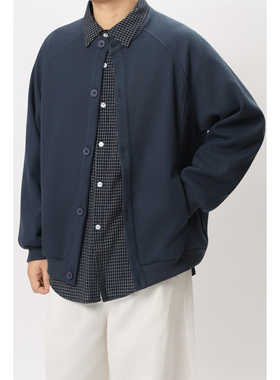 FFM-studio立领插肩袖宽松复古夹克潮流日系风棒球服外套