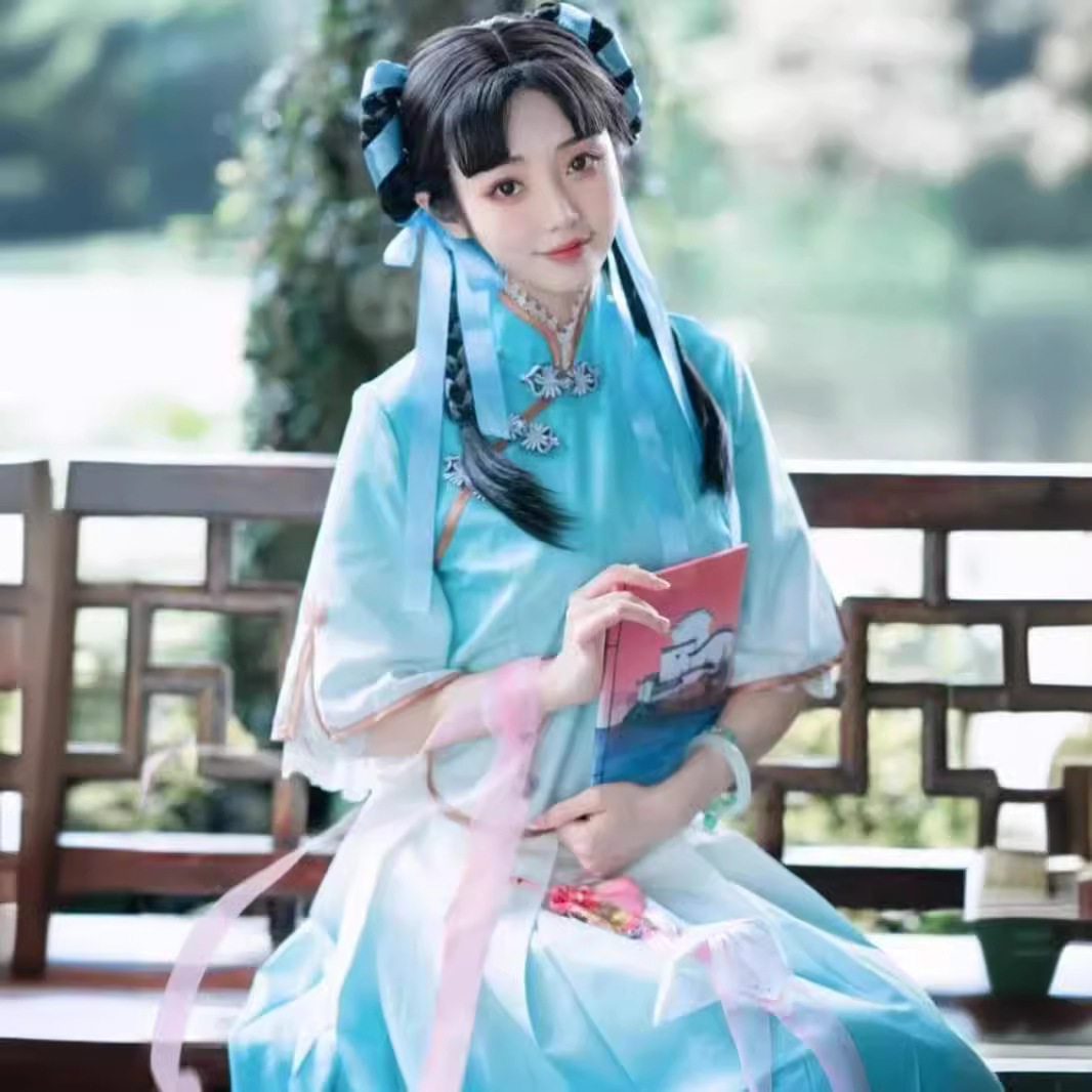 王者荣耀西施cos服诗雨忆江南COSPLAY配件/