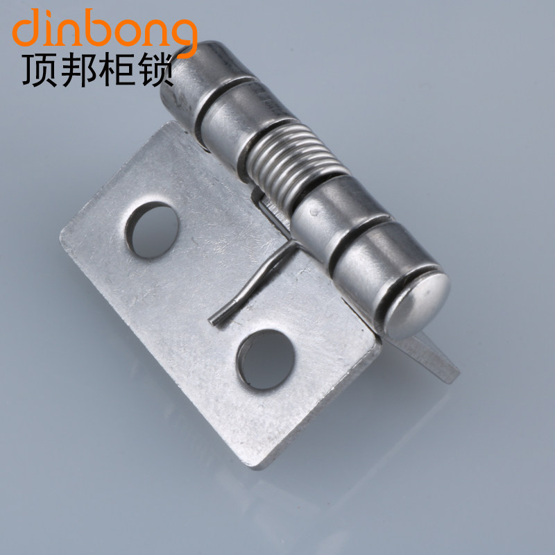 dinbong cl135不锈钢铰链 户外设备箱柜门叶片型自动回门弹簧合页
