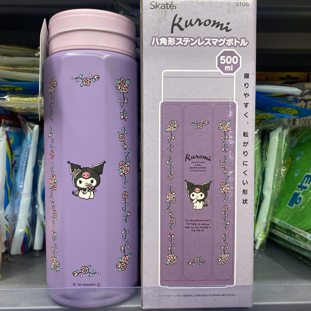 日本skater保温杯子八角杯水杯不锈钢美乐蒂水壶酷洛米三丽鸥正品