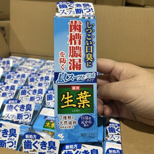 日本本土新款增量小林生叶牙膏齿槽脓漏牙周牙龈护理防蛀固齿植物