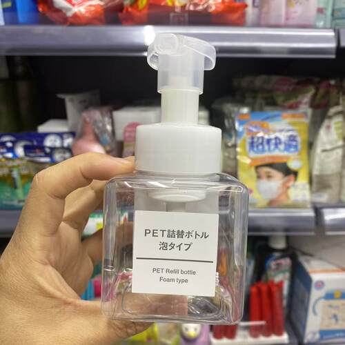 日本进口按压式洗手液起泡瓶