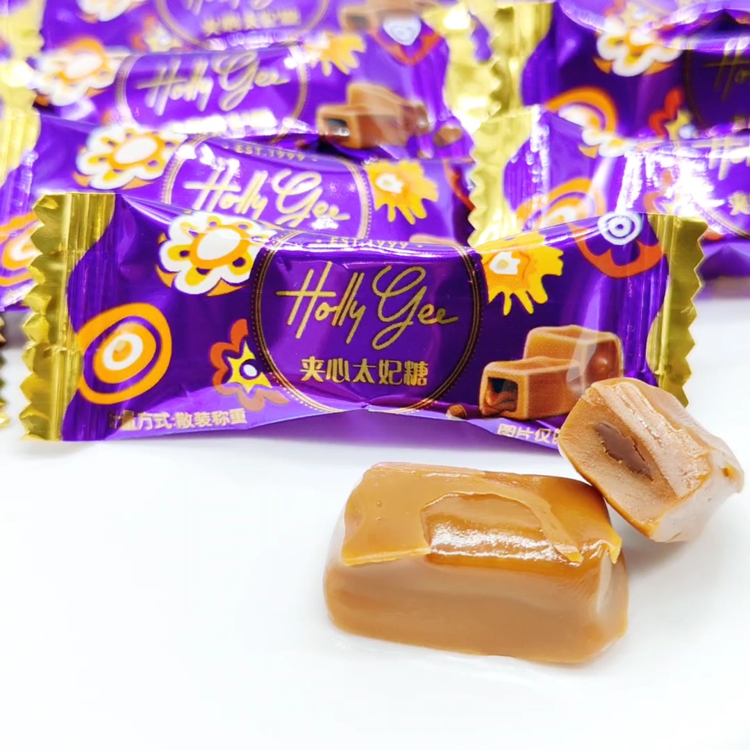 好邻居怡怡巧克力夹心太妃糖散装休闲小零食结婚庆喜糖招待糖桌糖