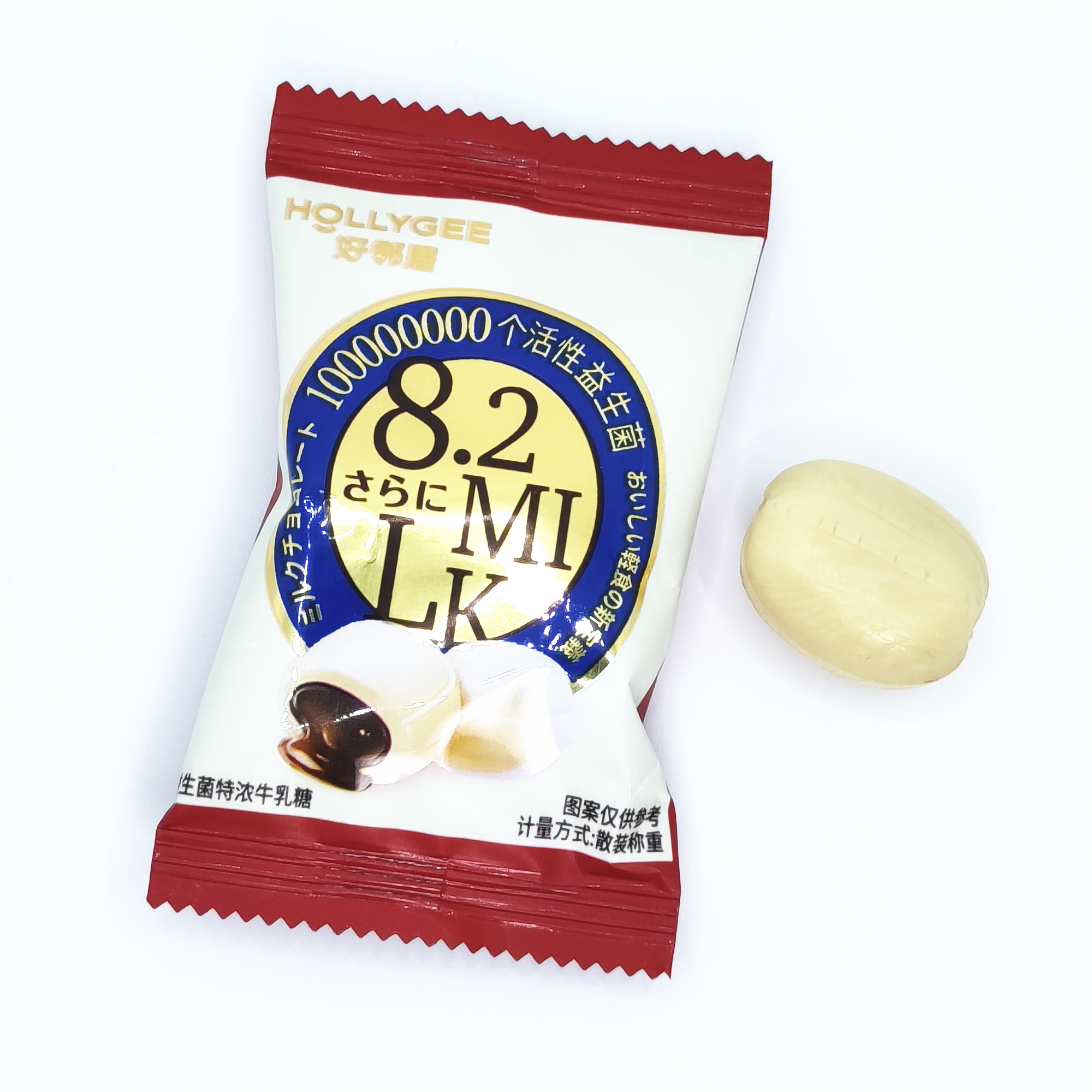 好邻居益生菌特浓牛乳糖散称巧克力夹心休闲零食品添加活性益生菌