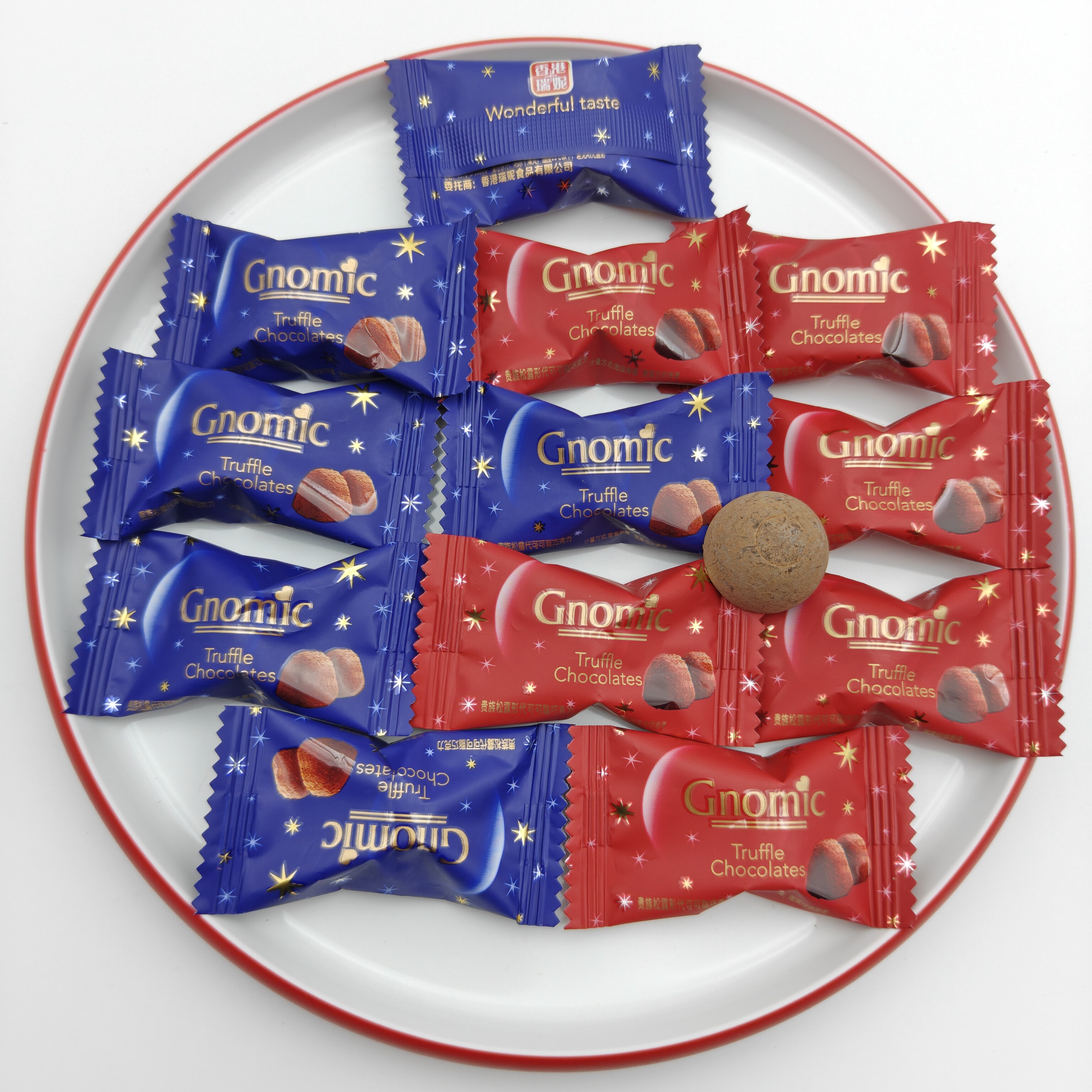 香港瑞妮贵族松露代可可脂巧克力散装休闲零食结婚庆喜糖果年货