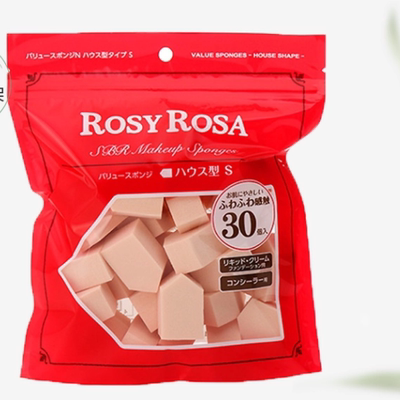 保税区 日本 Rosy Rosa棉花糖气垫粉扑rosyrosa化妆海绵干湿两用