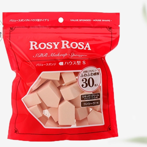保税区 日本 Rosy Rosa棉花糖气垫粉扑rosyrosa化妆海绵干湿两用