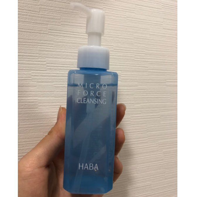 日本 HABA鲨烷卸妆水温和清洁卸妆液面部脸部120ml