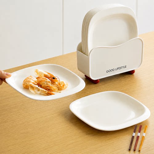 JS吐骨碟吐骨头盘碟子家用食品级小吃碟高端新款轻奢垃圾渣小碟子