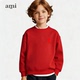 亲子装 官方Ami srtp红色新年儿童卫衣2026年春秋男女童上衣长袖