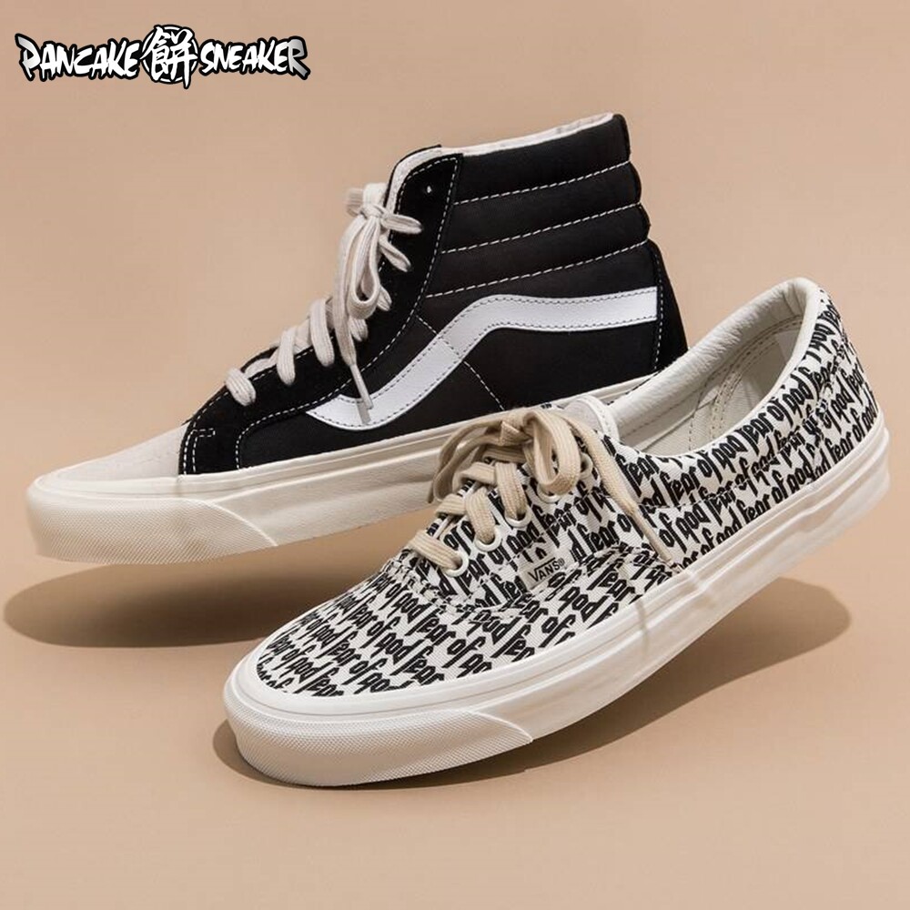 vans fog fear of god era 初代联名满印低帮黑白男鞋vn042xryml6
