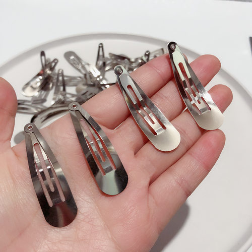 diy全新水滴型儿童手工发夹
