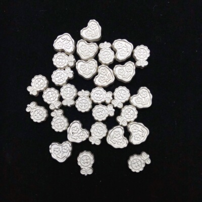 R55约1.2CM合金手机链珠子50克约28-30个diy手工材料配件满30包邮