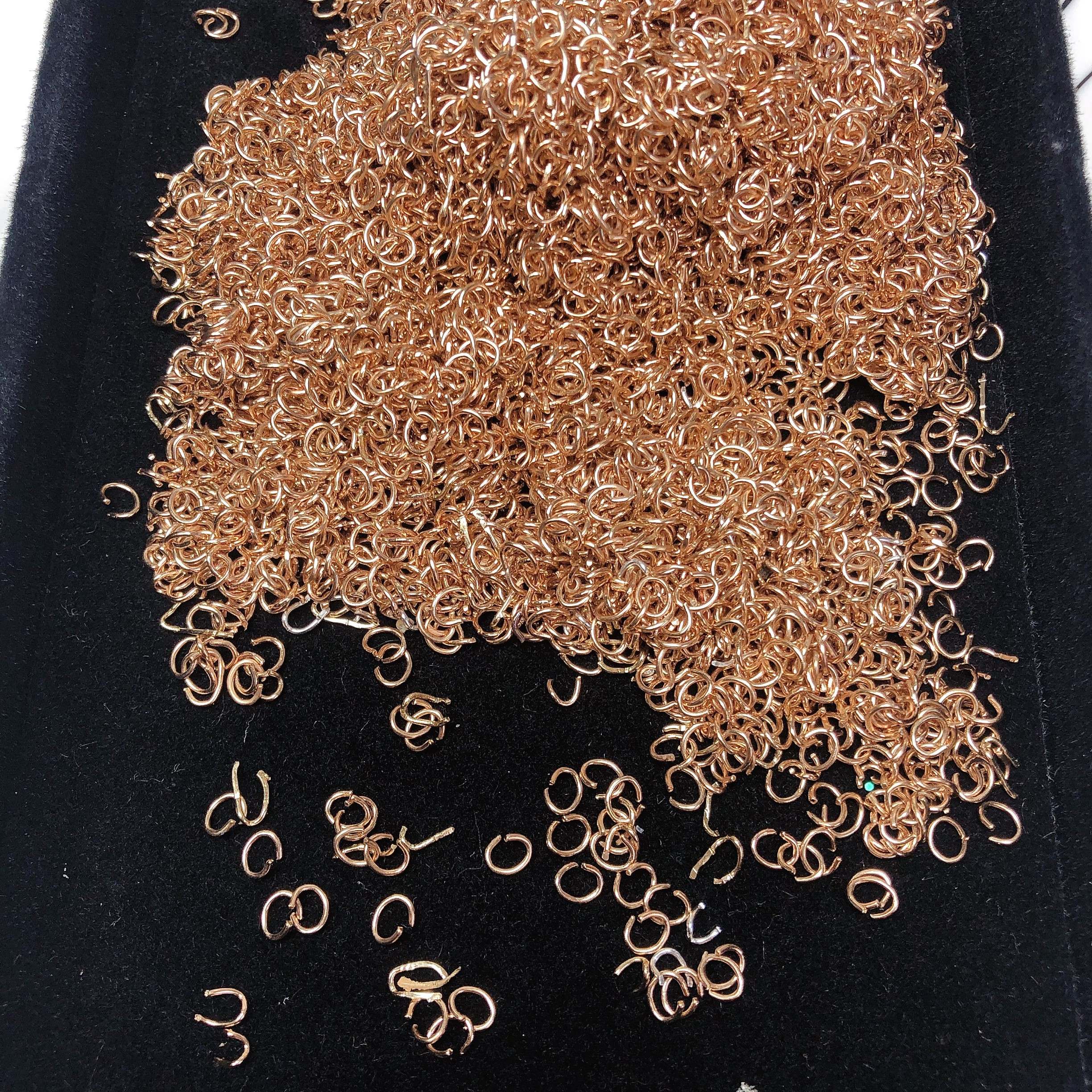 J79约0.5CM铁质开口圈 盘中半斤 diy手工材料配件满30包邮