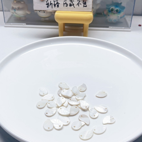 Y74约1.7厘米单面贝壳叶30个diy手工材料配件满30包邮
