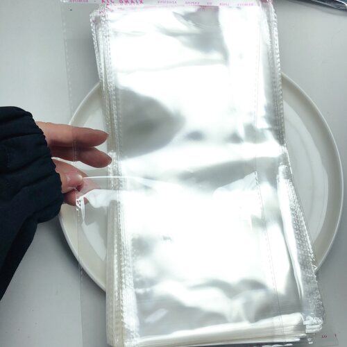R75约15X26CM自粘袋半斤约100个diy手工材料配件满30包邮