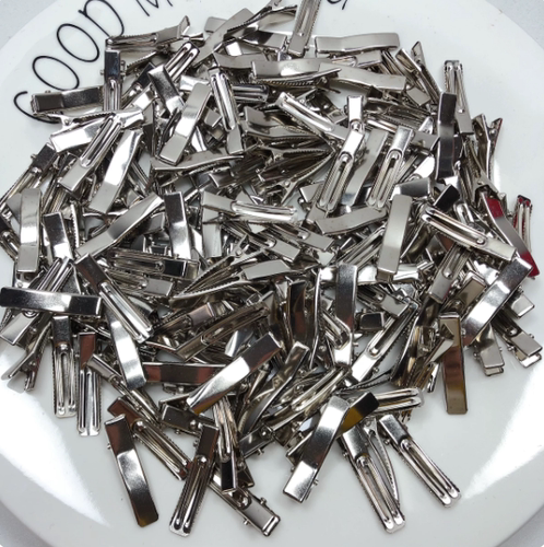 J44约3.5厘米双叉夹半斤200个diy手工材料配件满30包邮