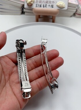 D62约10CM加厚新光厂3片弹簧夹半斤约25个手工配件满30包邮4楼
