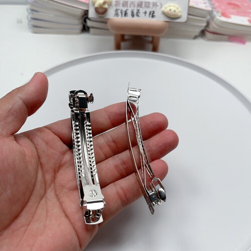 D62约10CM加厚新光厂3片弹簧夹半斤约25个手工配件满30包邮4楼