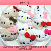 包邮 P15约7CM猫头充棉玩偶10个 diy手工材料配件满30