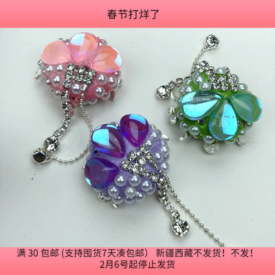 H67约3CM重工手机链珠子 随机3个 diy手工材料配件满30包邮