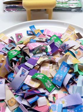 C03约4CM卡通织唛 180-200个diy手工材料配件满30包邮