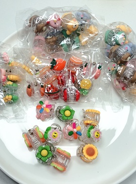 R52卡通小抓夹混发半斤约45-50个  diy手工材料配件满30包邮
