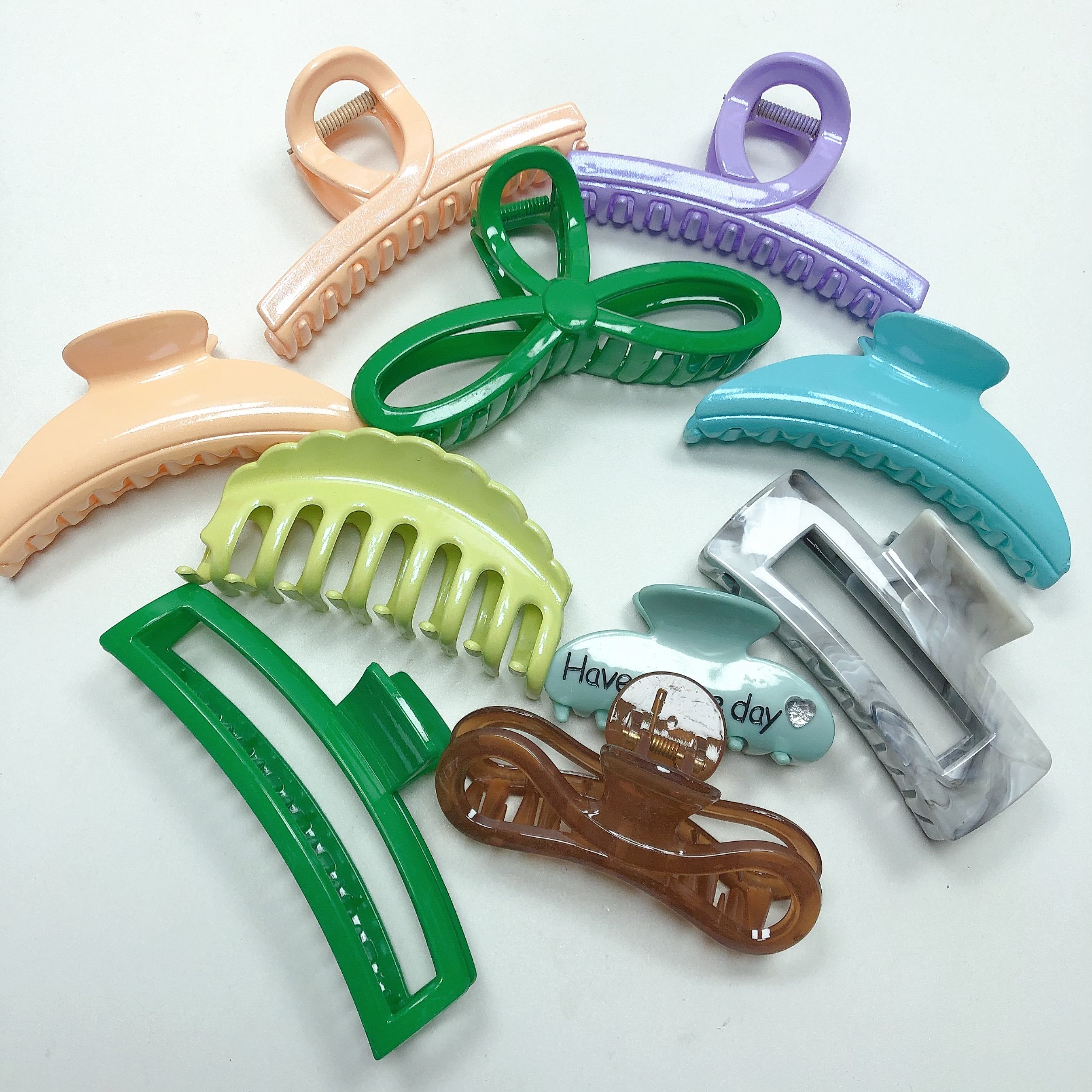 R77抓夹混发半斤9-10个  diy手工材料配件满30包邮,饰品/流行首饰/时尚饰品新,其他DIY饰品配件,淘宝优惠券,粉丝福利购,淘宝优惠卷