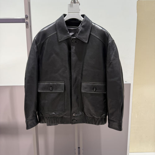 G家男装秋冬翻领鹅绒内胆绵羊皮真皮皮衣外套潮G26X124005/000潮