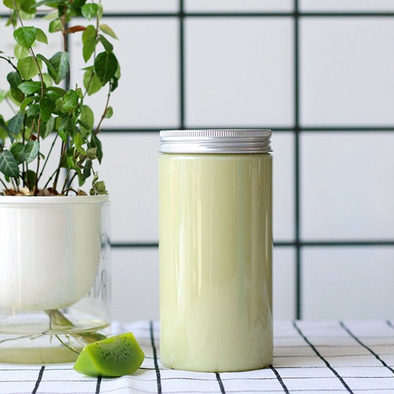 网红pet500ml一次性带盖冷饮杯