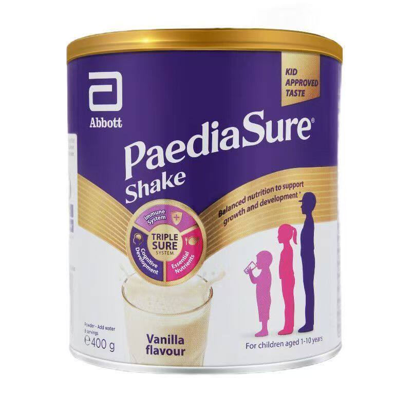 雅培小安素英国版儿童营养奶粉香草味400g 效期26年6月微瘪