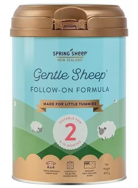 26年2月春绵SpringSheep春绵羊奶粉婴儿2段羊奶粉800g
