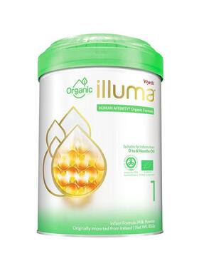 26.10月港版惠氏启赋illuma有机婴幼儿 配方奶粉1段850g