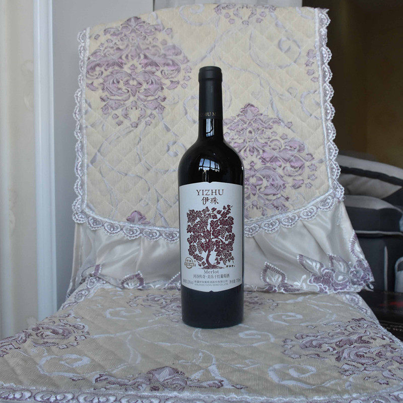 新疆伊犁伊珠河谷传奇美乐干红葡萄酒13度750ml 梅乐红酒梅鹿